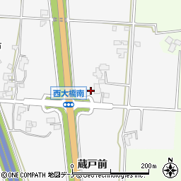 岩手県盛岡市上太田蔵戸前周辺の地図