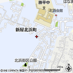 秋田県秋田市新屋北浜町15-43周辺の地図