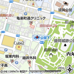 株式会社岩手日報広告社周辺の地図