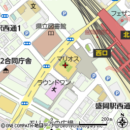 日本貿易振興機構盛岡貿易情報センター周辺の地図