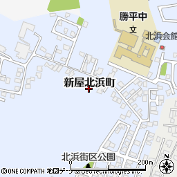 秋田県秋田市新屋北浜町15周辺の地図