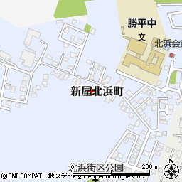 秋田県秋田市新屋北浜町15-31周辺の地図