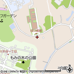 秋田県秋田市下北手梨平（登館）周辺の地図