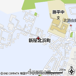 秋田県秋田市新屋北浜町15-32周辺の地図