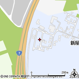 秋田県秋田市新屋北浜町22-5周辺の地図