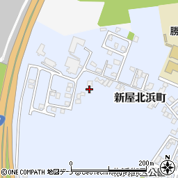 秋田県秋田市新屋北浜町20-9周辺の地図