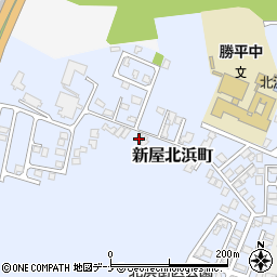 秋田県秋田市新屋北浜町15-28周辺の地図