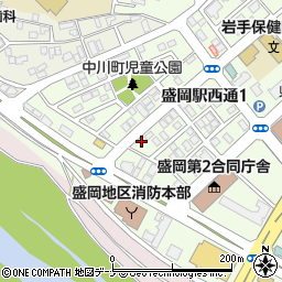 新日本補聴器株式会社新日本補聴器センター盛岡店周辺の地図