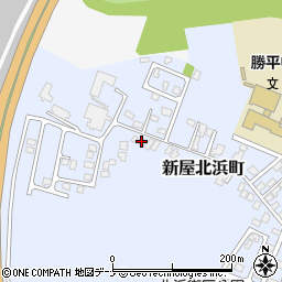 秋田県秋田市新屋北浜町20-28周辺の地図