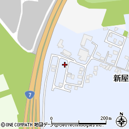 秋田県秋田市新屋北浜町22-2周辺の地図