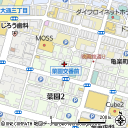 ヒラトヤ理容菜園店周辺の地図