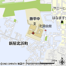 秋田県秋田市新屋北浜町13-1周辺の地図