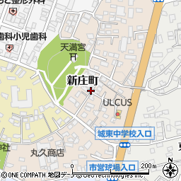 岩手県盛岡市新庄町周辺の地図