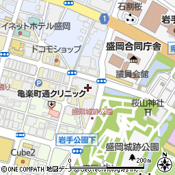 日本司法支援センター　岩手地方事務所周辺の地図