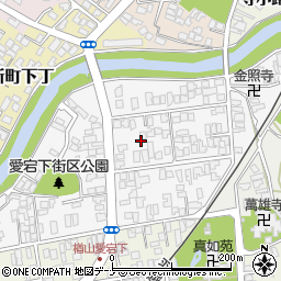 秋田県秋田市楢山愛宕下10周辺の地図