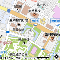 地酒屋芳本酒店周辺の地図