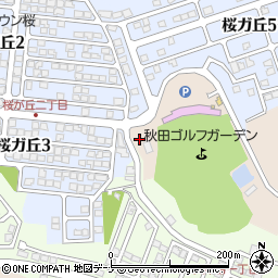秋田県秋田市下北手梨平登館41周辺の地図