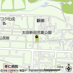 太田新田児童公園周辺の地図