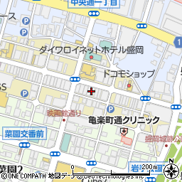 Ａお風呂のトラブル出張サービス・お風呂の生活救急車　門・中野・渋民・長橋・北山・西下台・東中野・大沢川原・出張受付センター周辺の地図