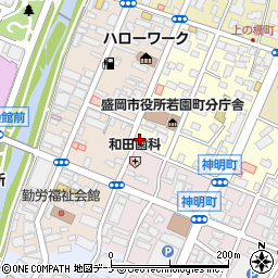 有限会社鎌田米穀店周辺の地図