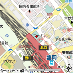 サイゼリヤ盛岡フェザン店周辺の地図
