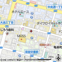 ときわ亭盛岡大通店周辺の地図