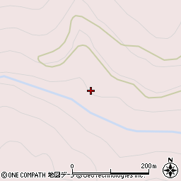 西ノ又沢周辺の地図