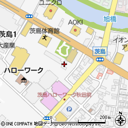 コア学園秋田コアビジネスカレッジ周辺の地図