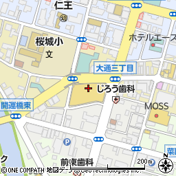 源喜屋盛岡店周辺の地図