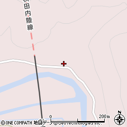 秋田県仙北市西木町小山田川前平1-6周辺の地図