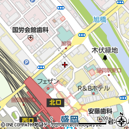 日新火災海上保険株式会社盛岡サービス支店周辺の地図
