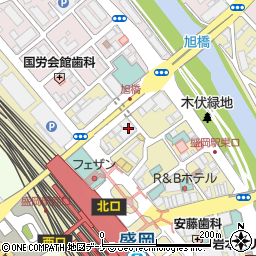 三菱電機ビルテクノサービス株式会社北東北支店周辺の地図