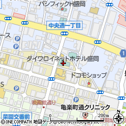 豚しゃぶ専門店 MORIMARU 盛岡大通店周辺の地図
