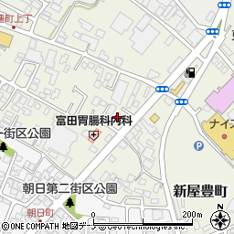 美容室詩季新屋店周辺の地図