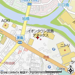 フィットザトップ２４　秋田茨島店周辺の地図