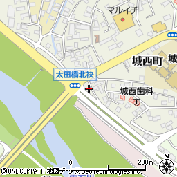 岩手県盛岡市城西町8-9周辺の地図