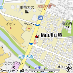 コスモ秋田南ＳＳ周辺の地図