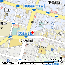 北日本地産株式会社ミニミニＦＣ　盛岡駅前大通店周辺の地図