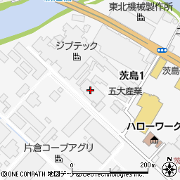 株式会社ジプテック秋田工場周辺の地図