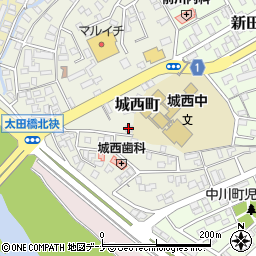 グランツ城西周辺の地図