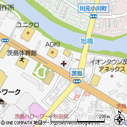 くら寿司秋田茨島店周辺の地図