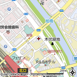 城東テクノ株式会社盛岡出張所周辺の地図