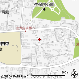 生保内　武道館周辺の地図