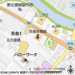 秋田市役所　教育委員会学校教育課教育研究所周辺の地図