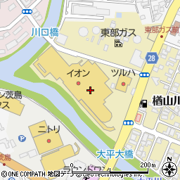 イルーシー３００秋田中央　イオン店周辺の地図