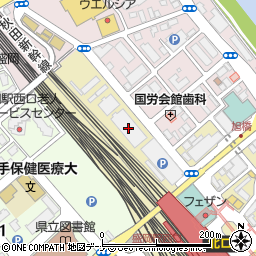 ジェイアール東日本ビルテック株式会社　盛岡支店周辺の地図