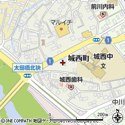 岩手県盛岡市城西町6-19周辺の地図