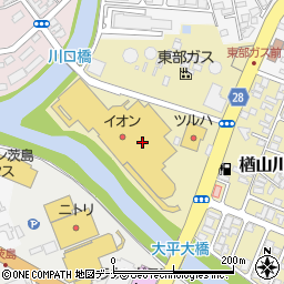 日本一　秋田サティ店周辺の地図