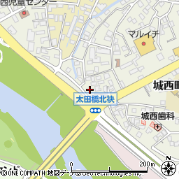 岩手県盛岡市城西町10-20周辺の地図