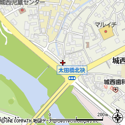 岩手県盛岡市城西町9周辺の地図